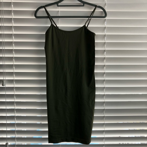 SORELLA BODYCON CAMI DRESS IN KHAKI - Picture 2 of 5